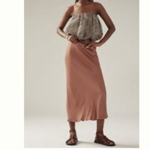 Anthropologie Tilda Slip Skirt M